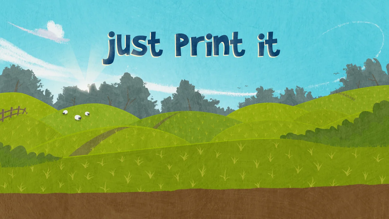 For whatever reason, I was captivated by a 2D, textured approach. But this ultimately this didn't fit the vision.