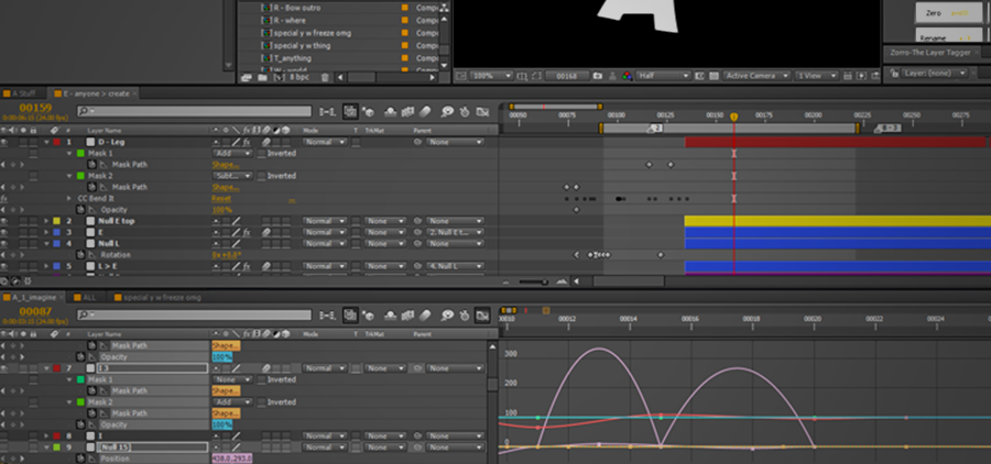 Animating ad infinitum.