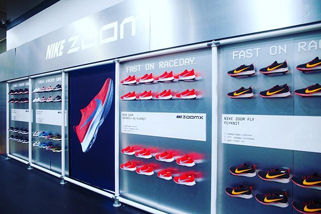 You know we&rsquo;re out here for @nike @dickssportinggoods  #design #display #metal #chrome #zoom #fixture #party