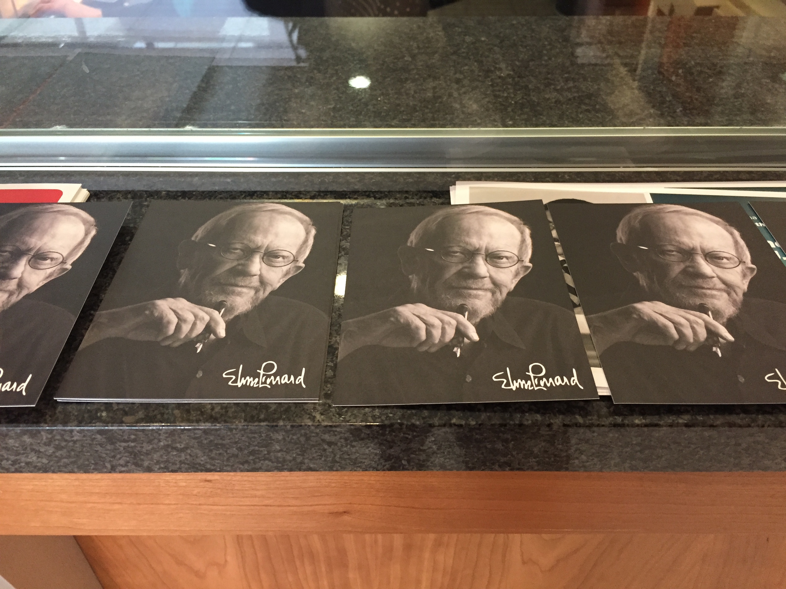 Postcards announcing the university's latest high-profile acquisition.