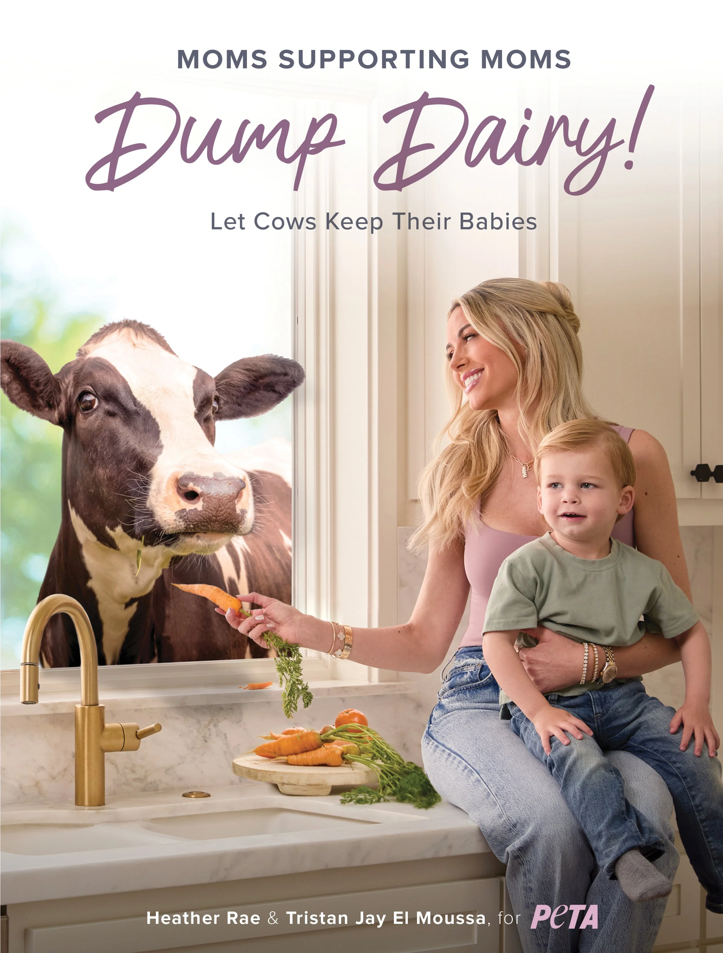 DUMP DAIRY AD FOR PETA WITH HEATHER RAE DE MOUSSA