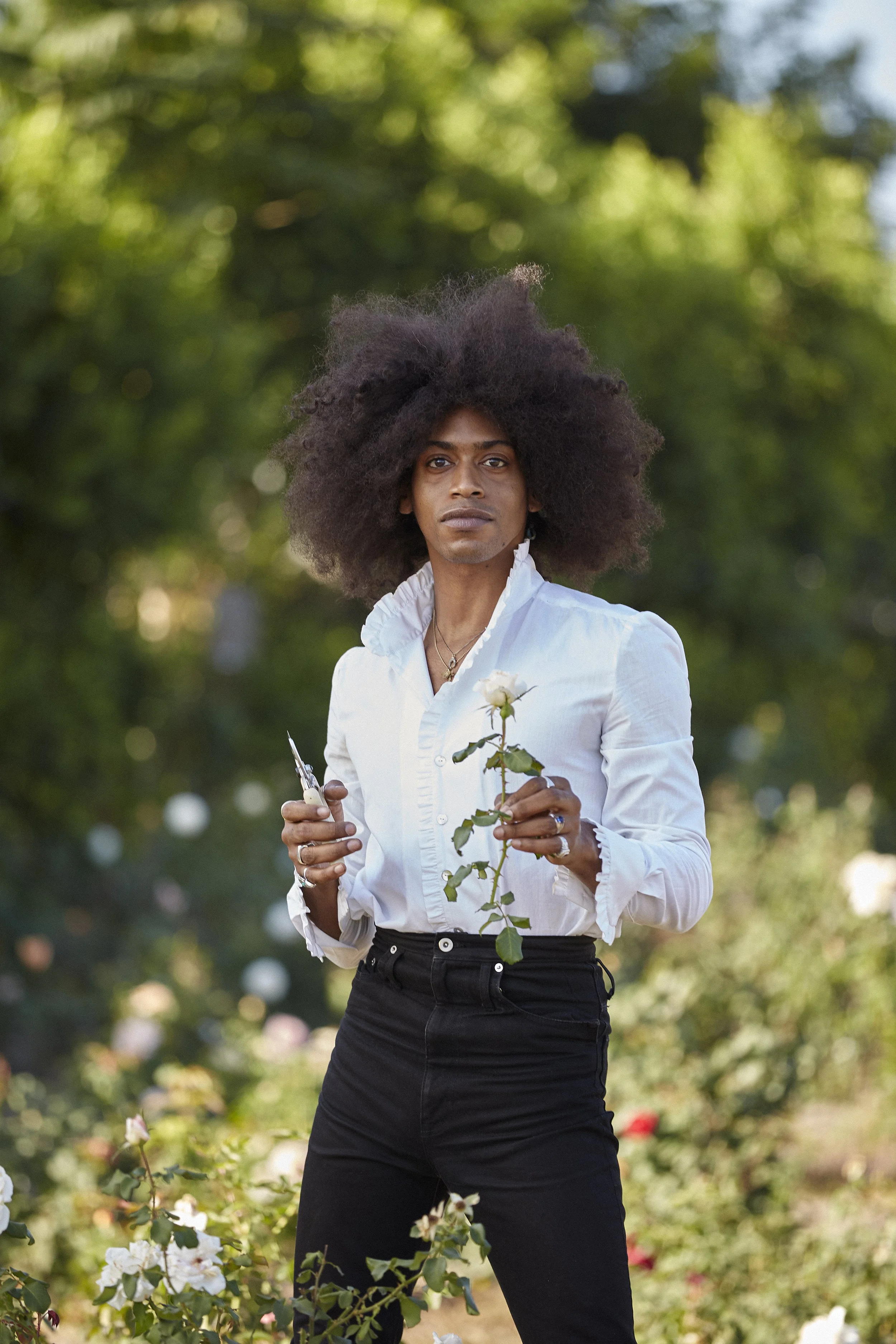 Vernon Bobby at Rose Lane Farm Fashion Story, Creative Director Amy Osburn