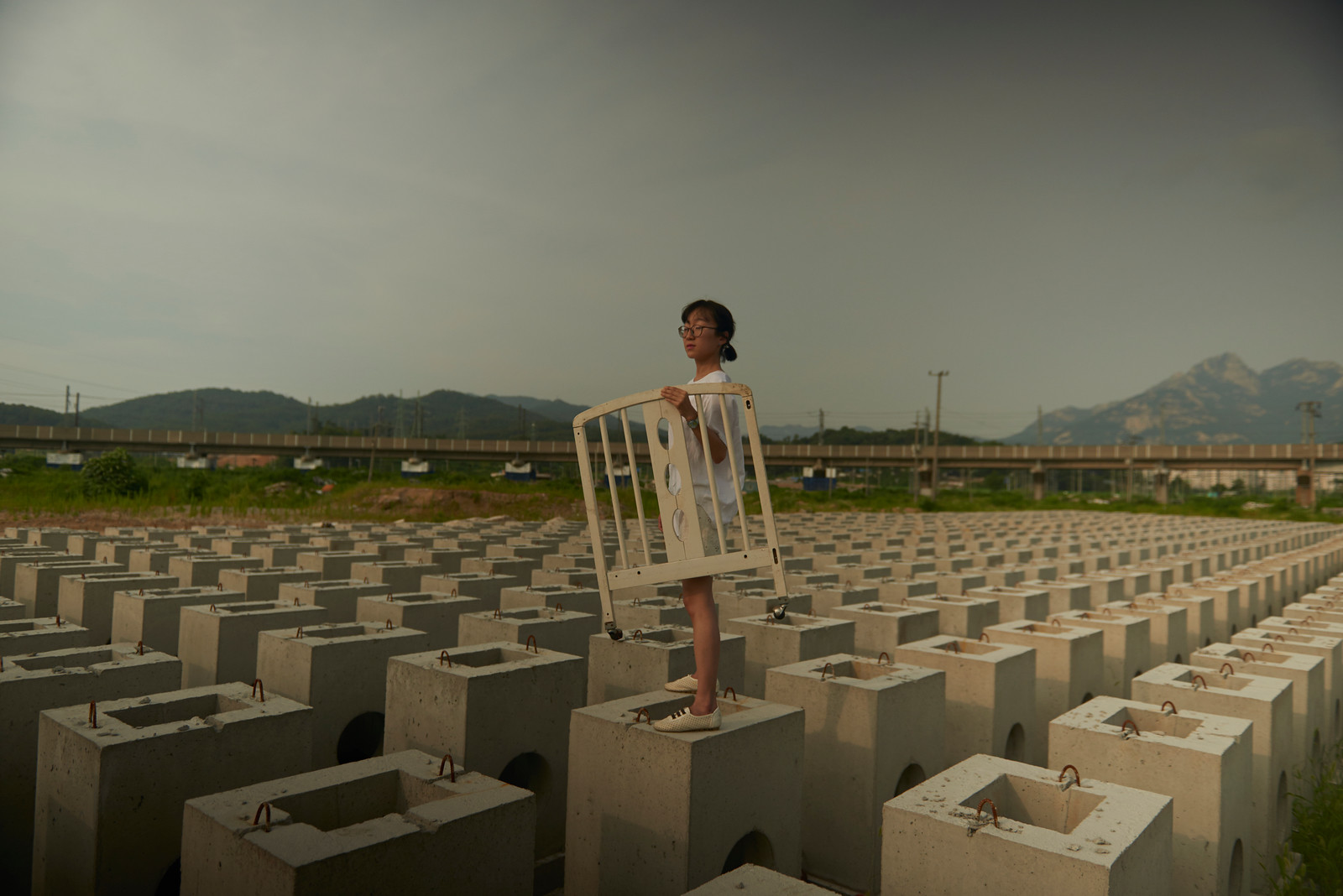 At Jitchuk landfill with some of my favourite Korean people: Moon (in photo), Jandi and Jeeyang