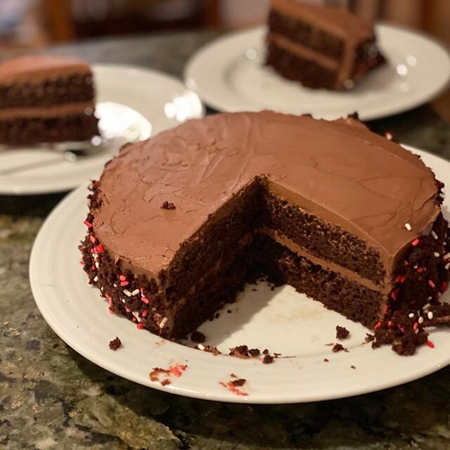 When sheltering at home -  make a chocolate cake!