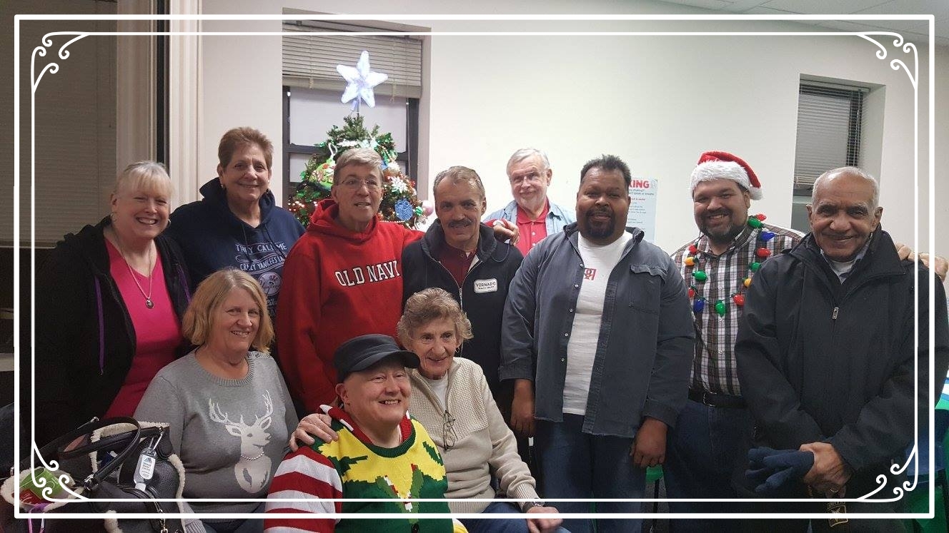 Many of our group members at a Holiday Celebration