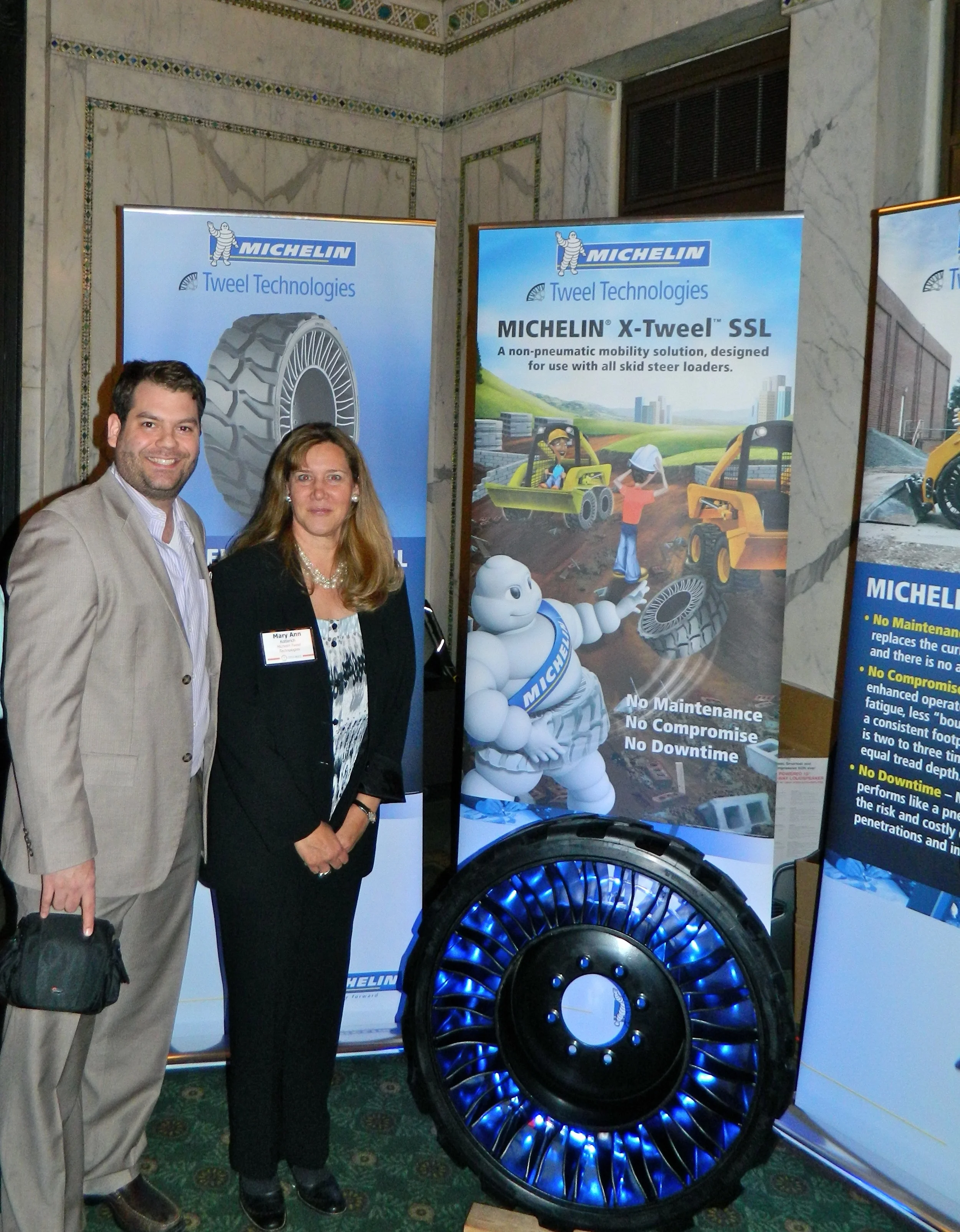 Justin with Mary Ann of Michelin.jpg
