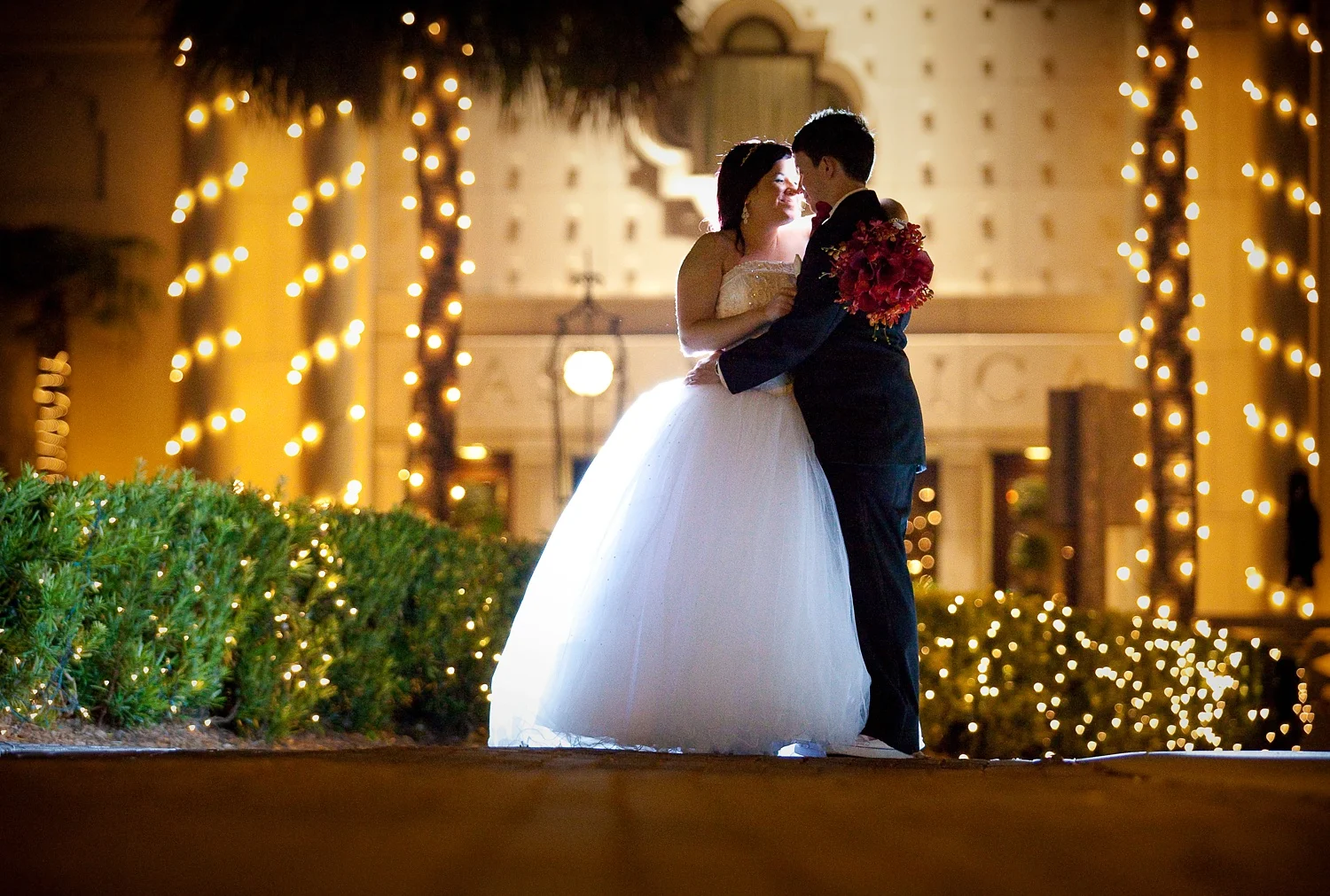 Night of Lights St Augustine Wedding