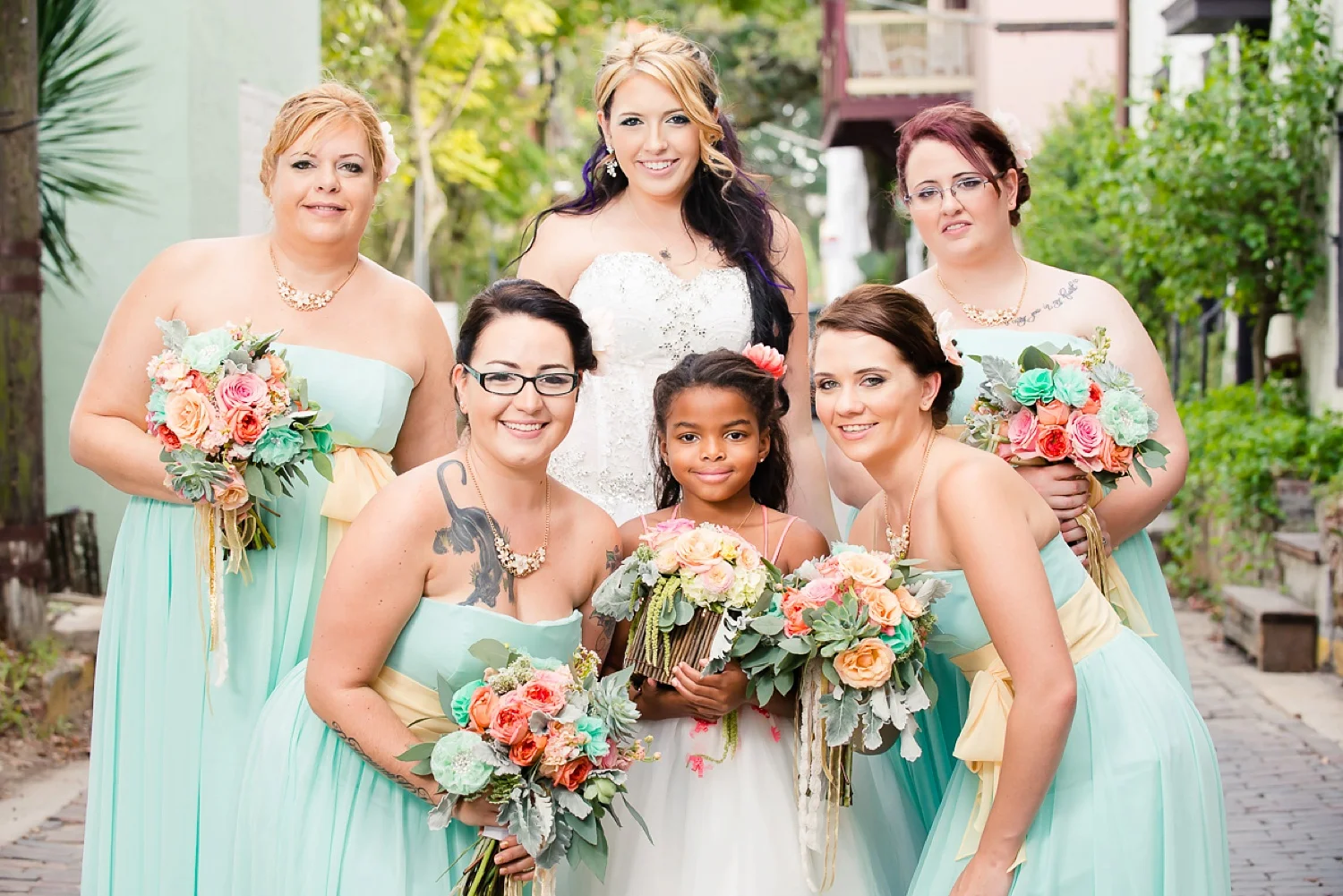 St Augustine Wedding Bridesmaids