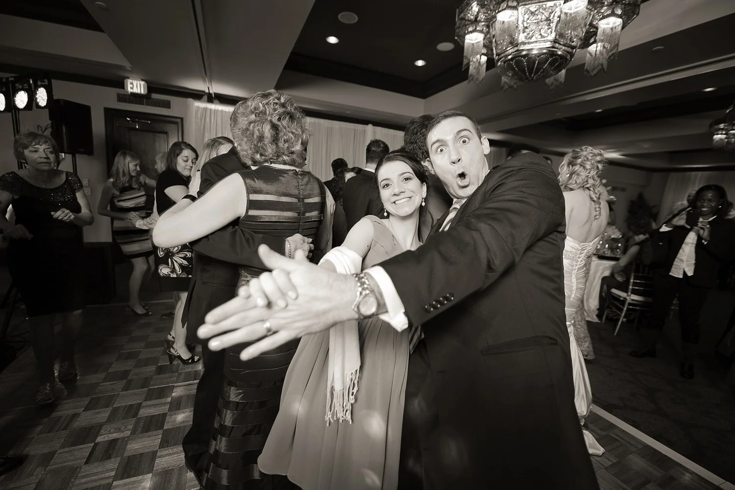 Silly Wedding Reception Photo