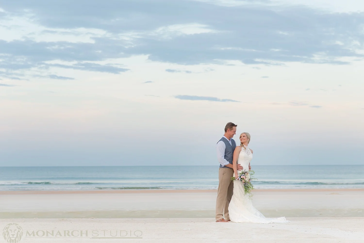 St Augustine Beach Wedding Photographer - Sunset Ceremony