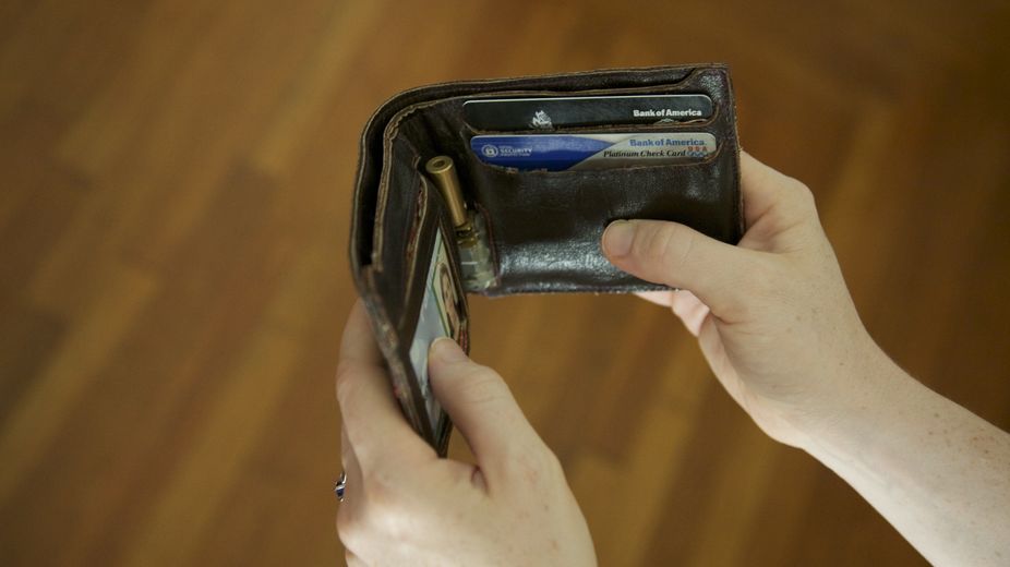 The Proverbial Wallet, created at the MIT Media Lab by David Rose and his team. The wallet has a variable strength hinge, connected wirelessly to your bank account. As the funds in your account dwindle, your wallet literally becomes harder to open. A clever solution to help people better understand their spending in a very visceral way. 