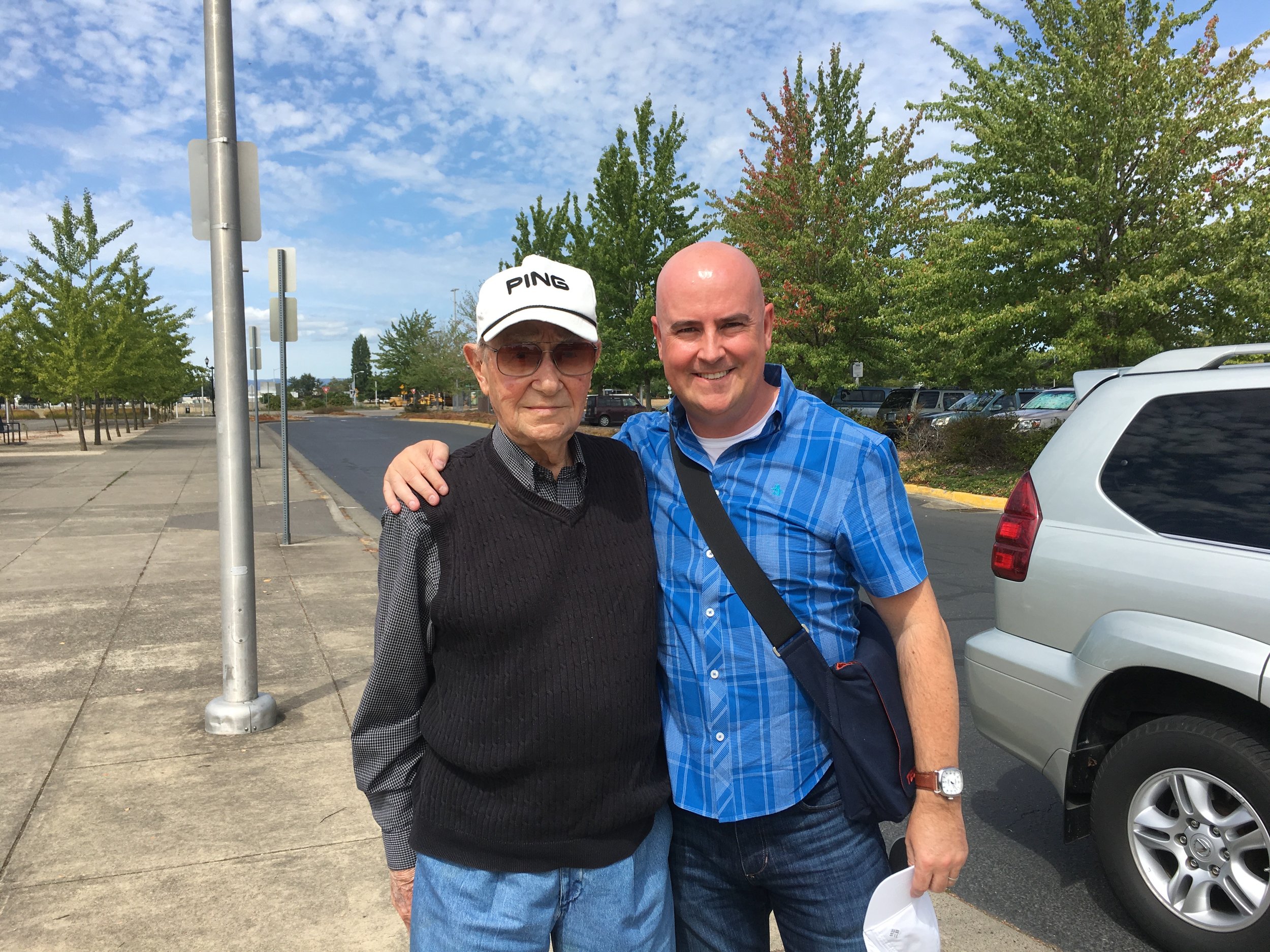Wonderful to see Lyle again. He's happy to see me, I promise. He just doesn't smile that much. :)