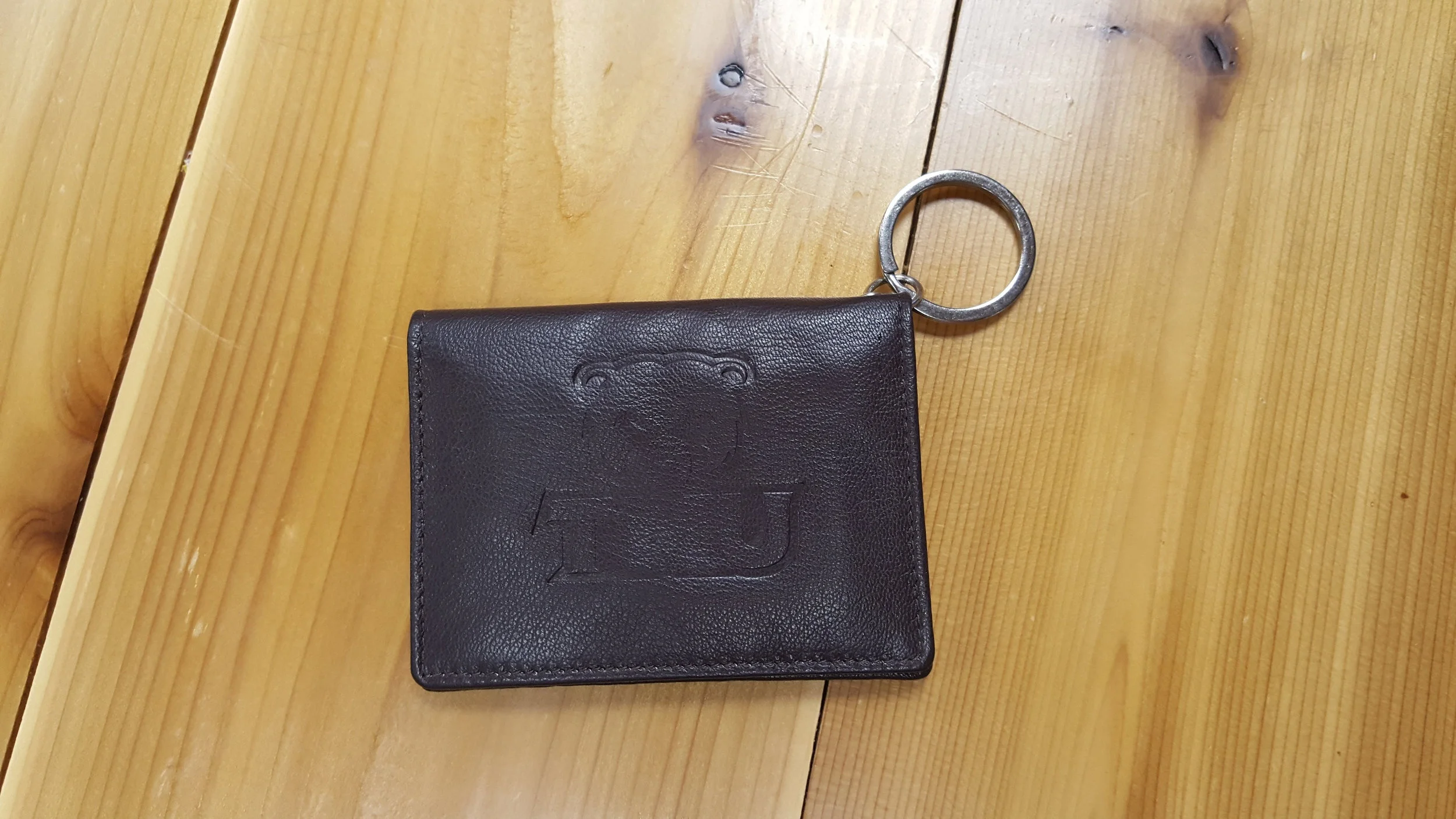 TMU Nappa Leather Velcro ID Holder