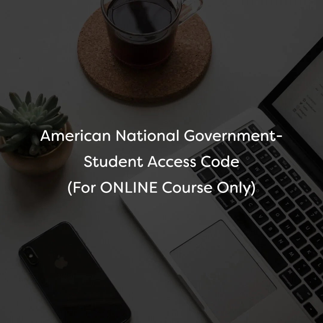 PO 101 America National Government - Student Access Code (for TMU ...