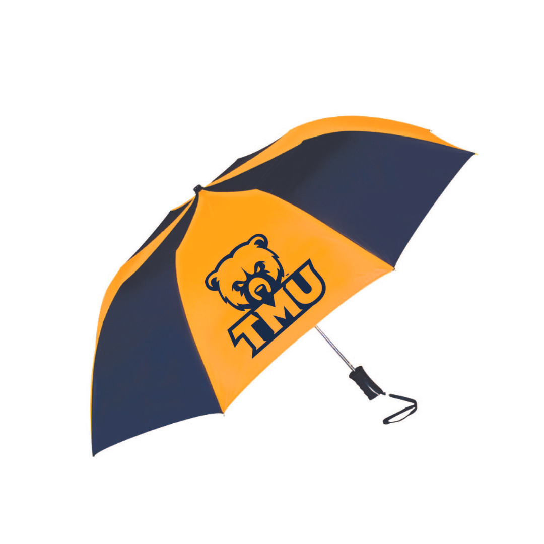 TMU Umbrella Navy & Gold
