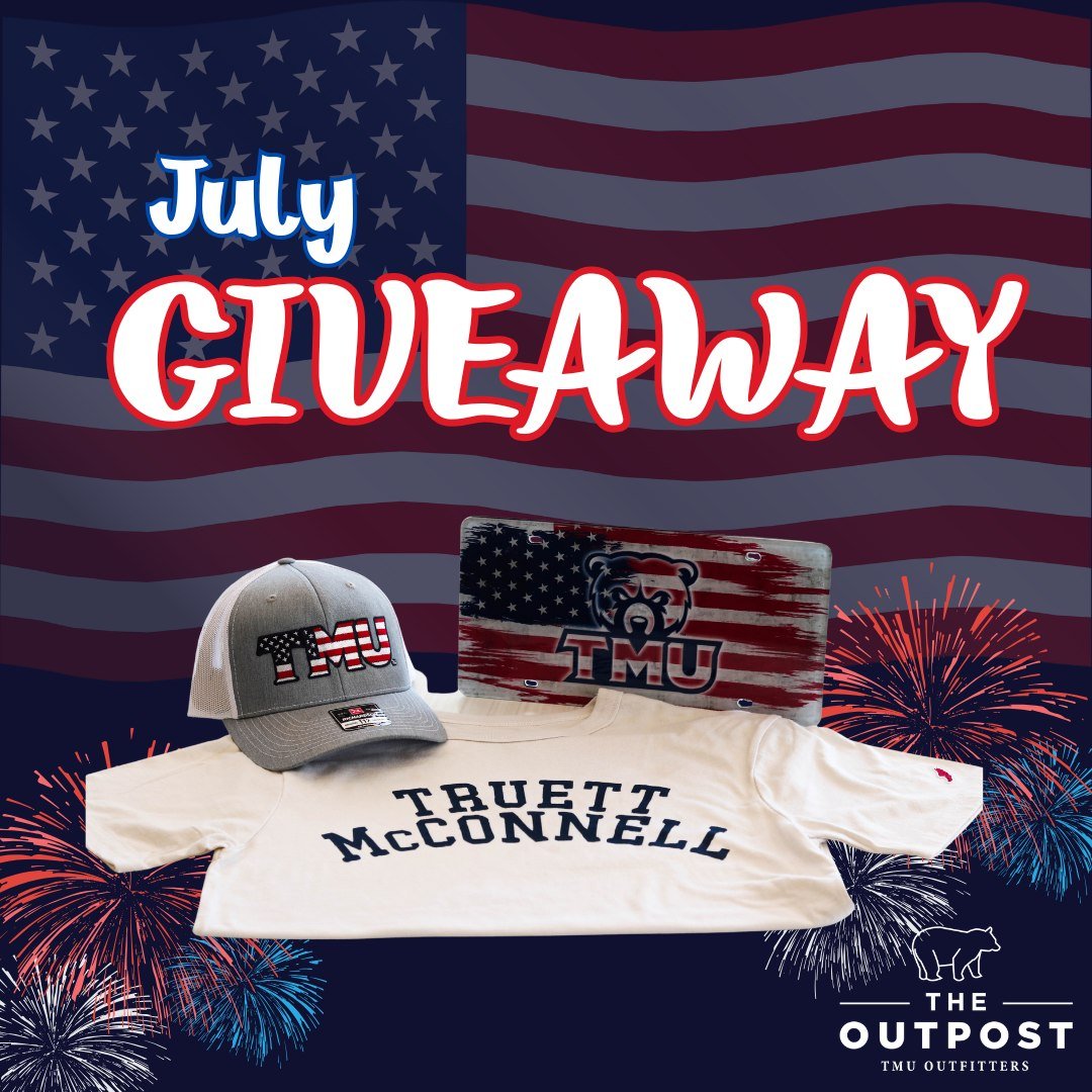 ‼️GIVE AWAY ‼️
It's time for our July Giveaway! Enter to win our TMU patriotic hat, license plate, and a T-shirt! 🇺🇸
📲follow @tmoutpost
👍Like this post
🏷Tag a friend or two in the comments!

PLEASE DO NOT RESPOND TO ANY DMS OR COMMENTS OF ACCOUN