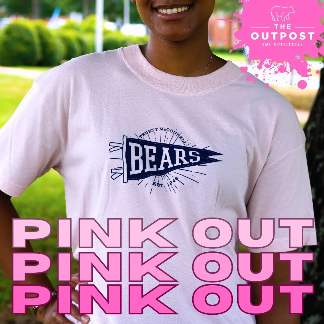 Pink power, activate! Come get your pink TMU gear to support our volleyball and soccer teams.🏐⚽

#TheOupost #WeAreTMU #PinkOut #Volleyball #Soccer