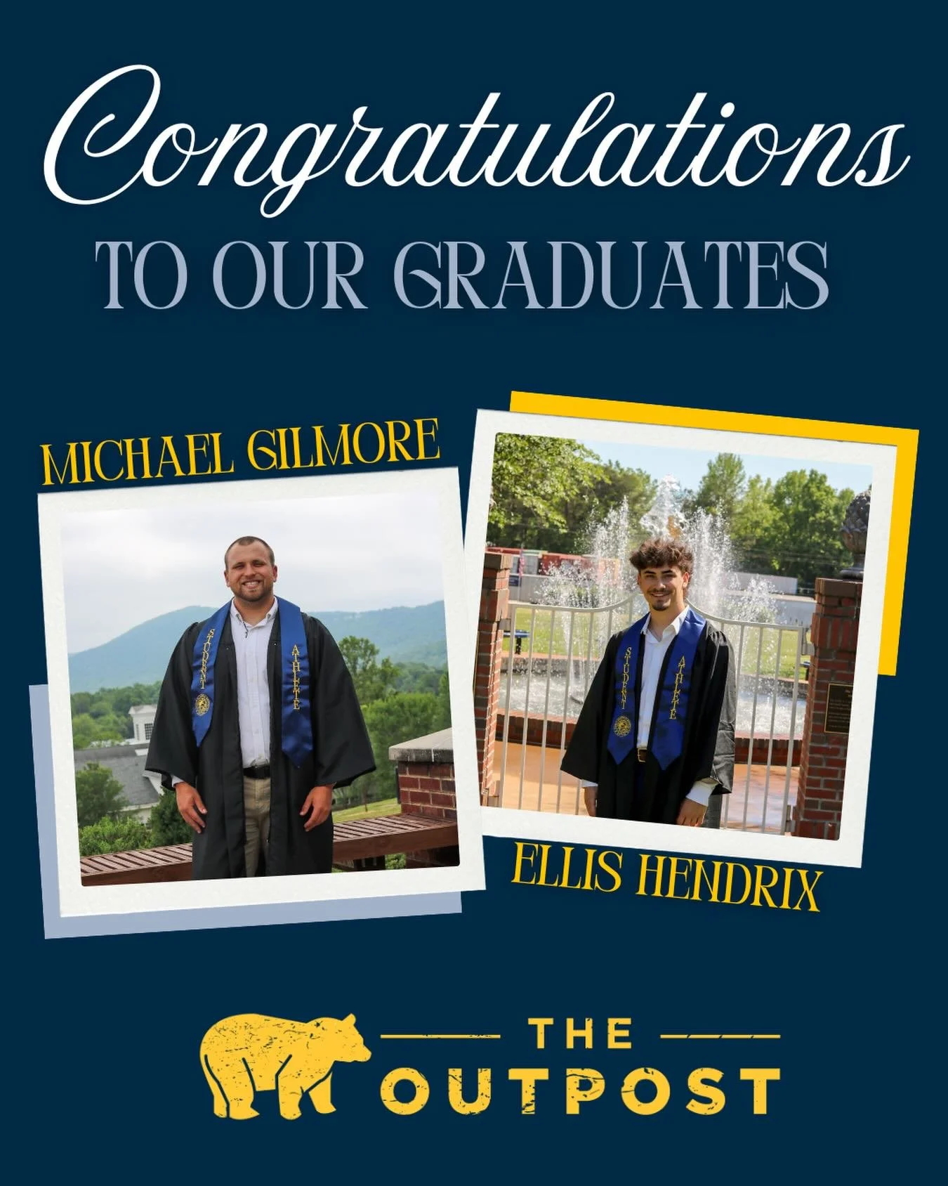 We are proud of you 🐻🎓