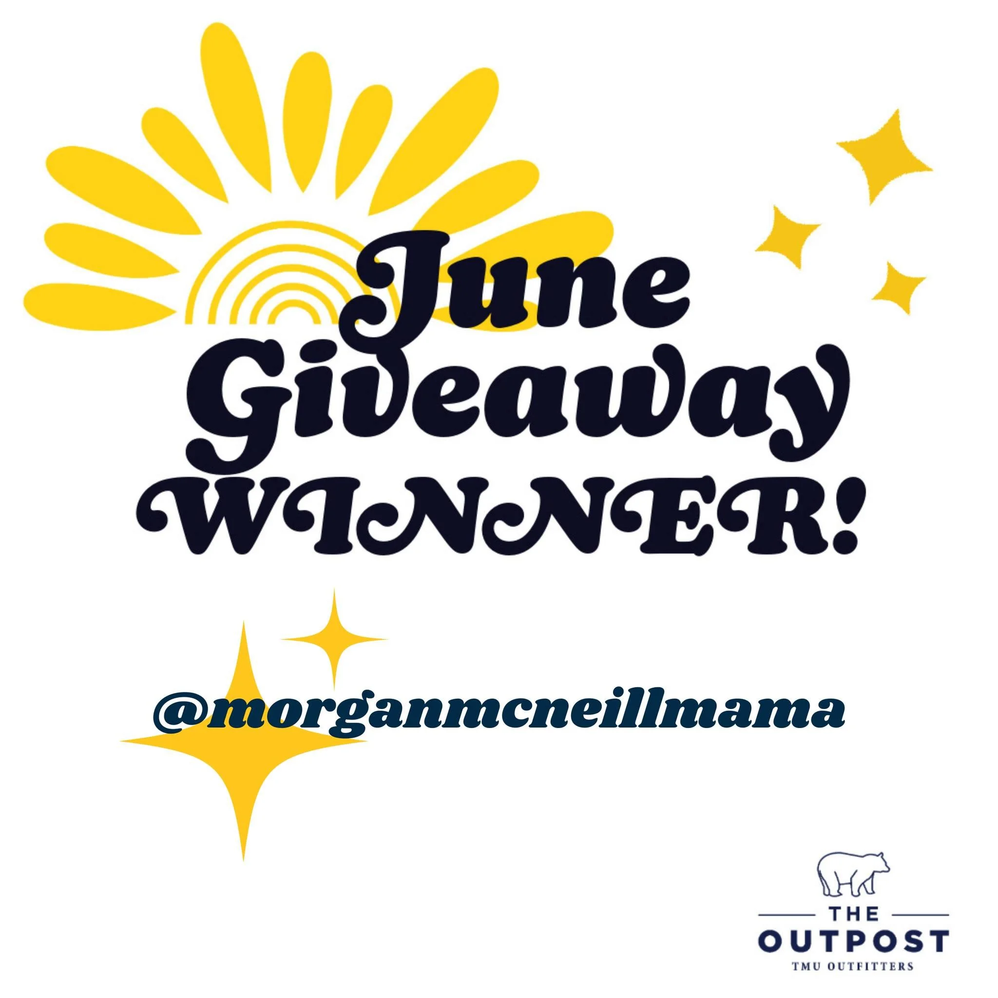 Congratulations @morganmcneillmama  on winning The Outpost June Giveaway! DM us on how we can get your goodies to you!☀⛱
