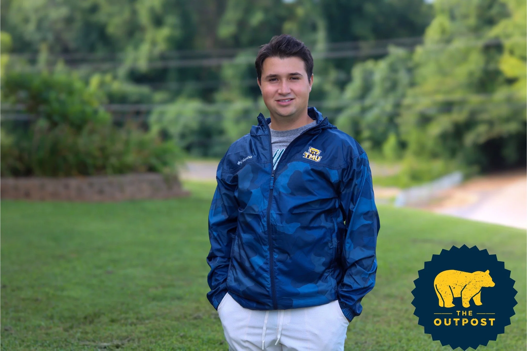 Rain or shine, we've got you covered! 🌧🌂 Stop by the campus store and grab your new favorite rain jacket! #TMU #GoBears #TheOutpost #rainydays