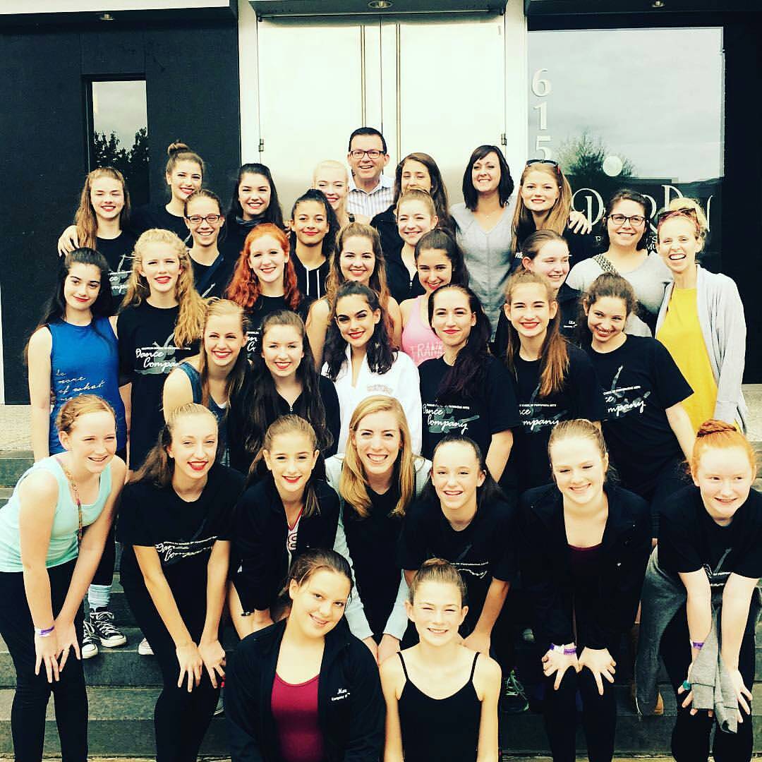 Junior, Teen, Senior dance company and their teachers. 