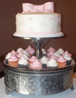 Baby Shower Cake and Cupcakes