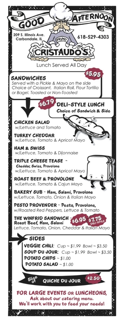 Lunch Menu