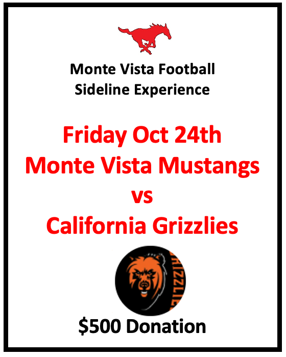 MVFB Sideline Experience vs Cal High