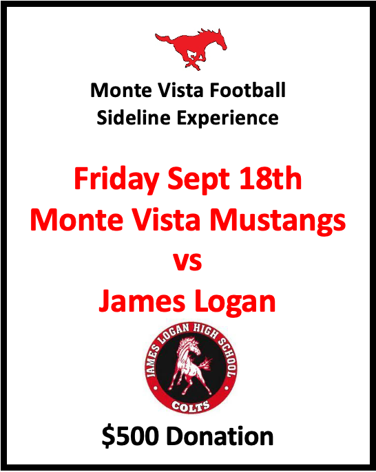 MVFB Sideline Experience vs James Logan