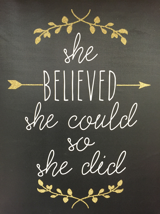 I saw this *sign* shortly after the last person asked about my being certified. I saw a beautifully written, "he". I love that "she" is just a little prettier, "he".