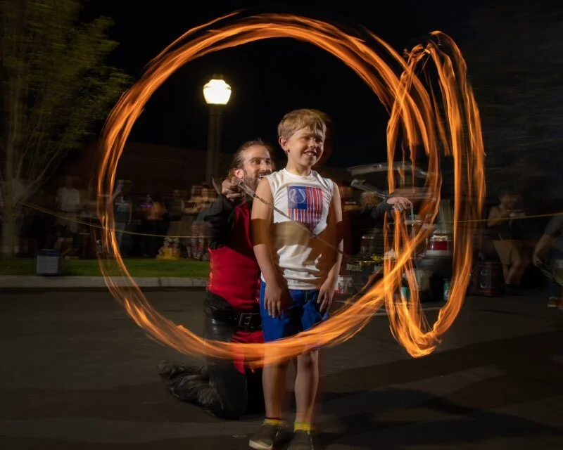 Safe enough to even spin around kids ;)