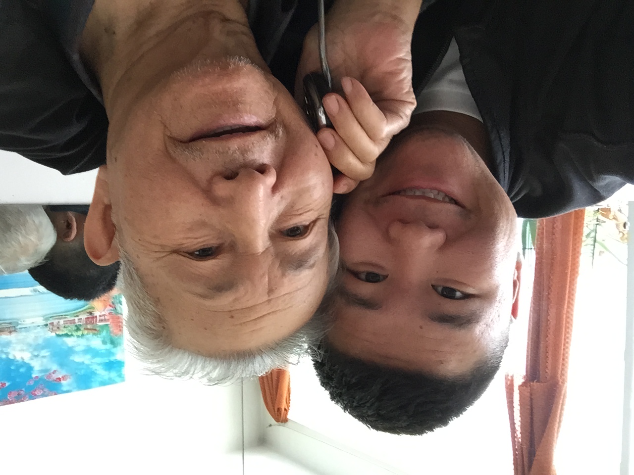 Me and the older Dr. Liu - my 85 year old grandfather.