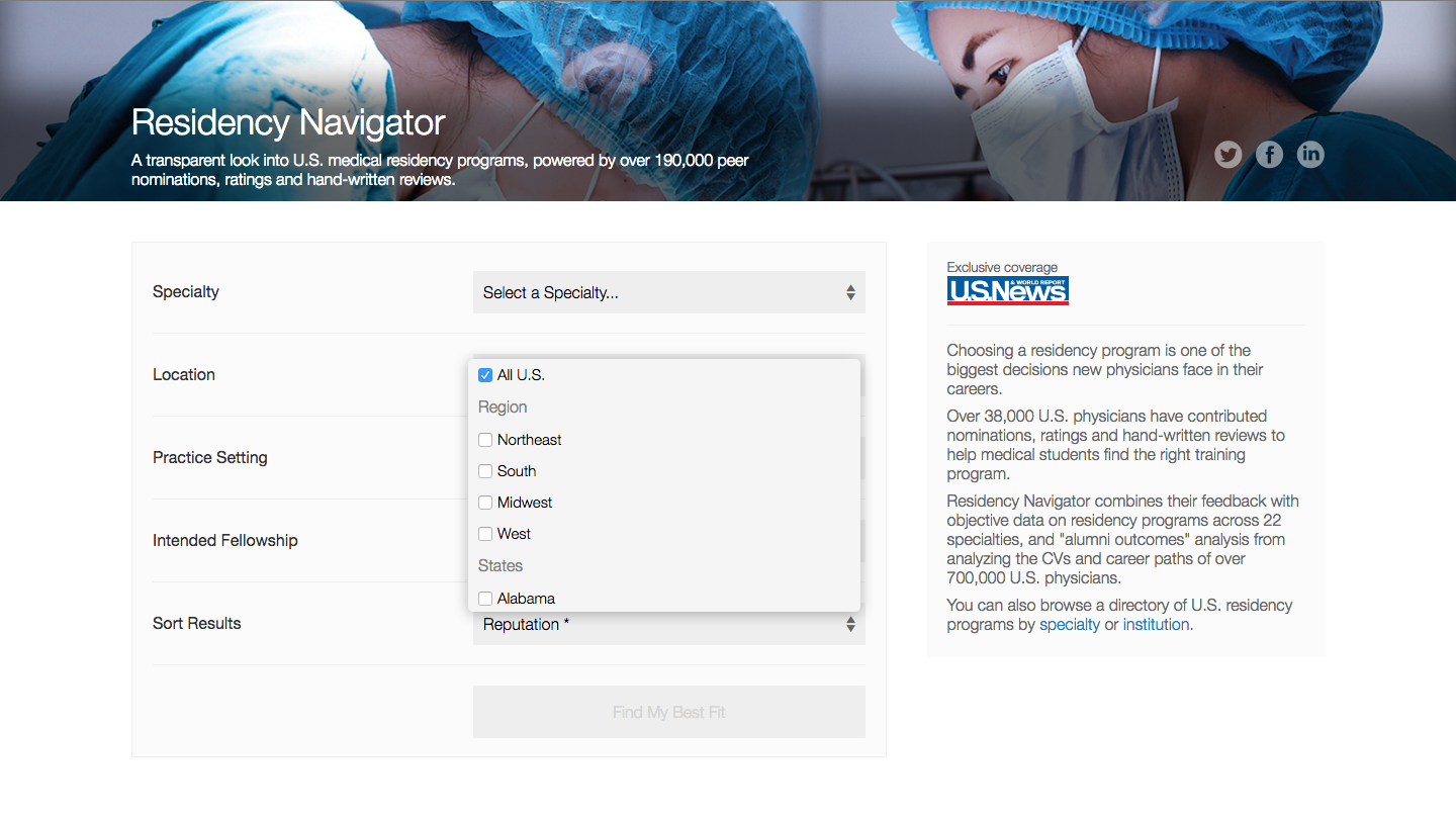 Doximity Residency Navigator
