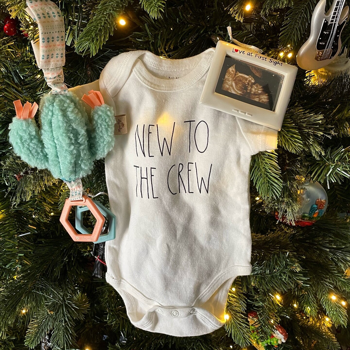 Christmas is extra special this year. 🎄 Baby Boy Nestle coming May 2024! 💙