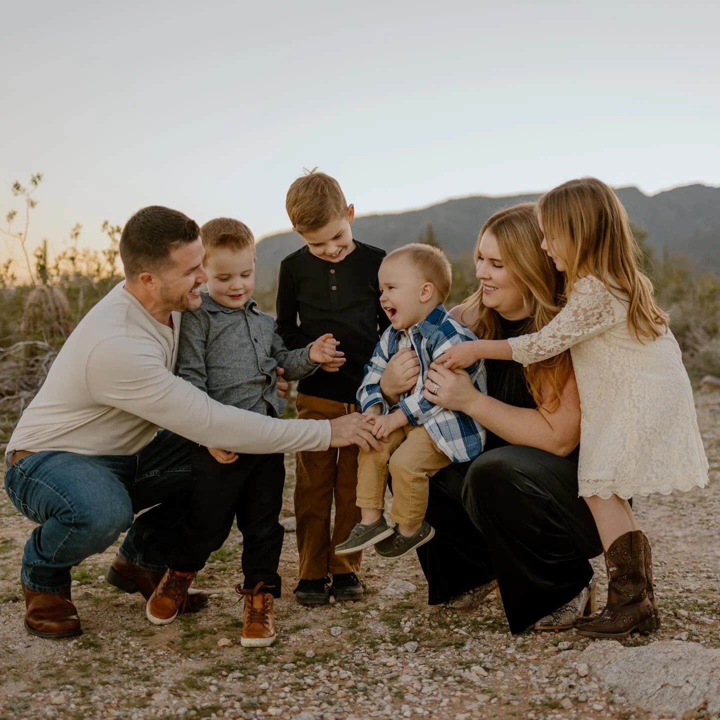 Give me the open desert mountains, sunset lighting, a sweet family with hilarious kids and I&rsquo;ll be set!

Being a family photographer is more than just a business, it&rsquo;s a ministry. A place where I can meet people where they&rsquo;re at, le