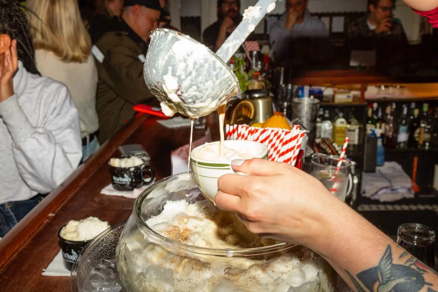 It&rsquo;s BIG BOWL OF HOMEMADE EGGNOG time! Join us tonight for a classic KT holiday party! Festive tunes, plenty of nog, treats &amp; a visit from Santa around 9 or so. BE THERE. 🎅🏼🎄🤶🏼🎁🕎🛷❄️