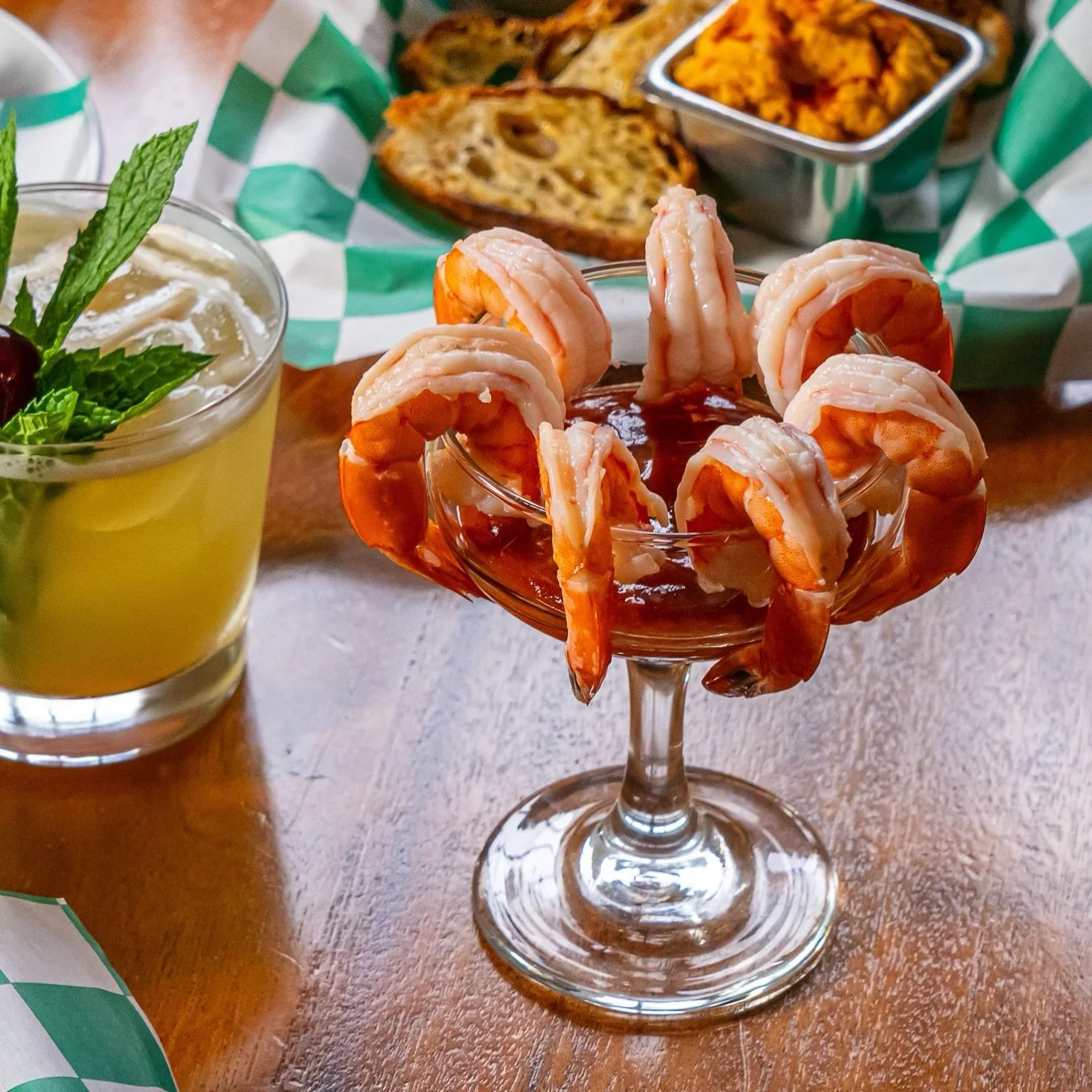 Lovely 🥵 day 🔥 for SHRIMP COCKTAIL and a COCKTAIL. Delicately poached shrimp and @babydudes house cocktail sauce. Come get it tonight through Sunday til 10pm.
📷: @noahfecksisawesome