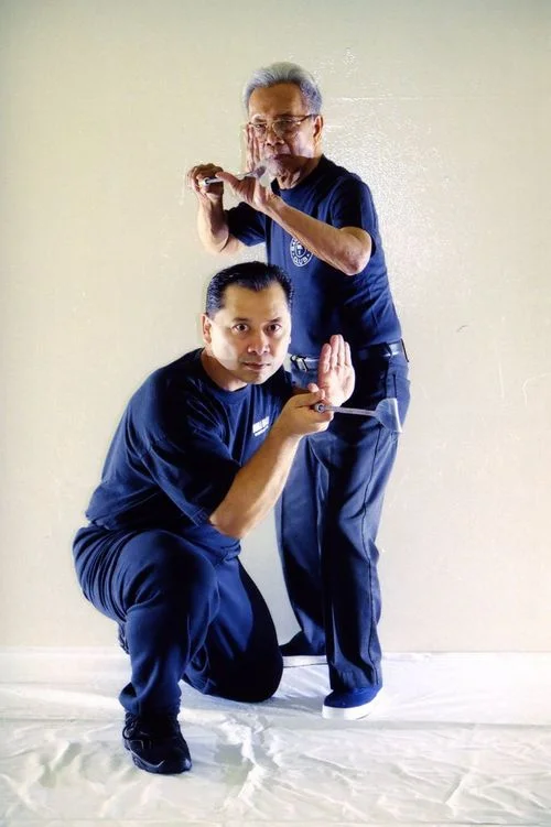Left to right: Grandmaster Tony Somera & Grandmaster Leo Giron