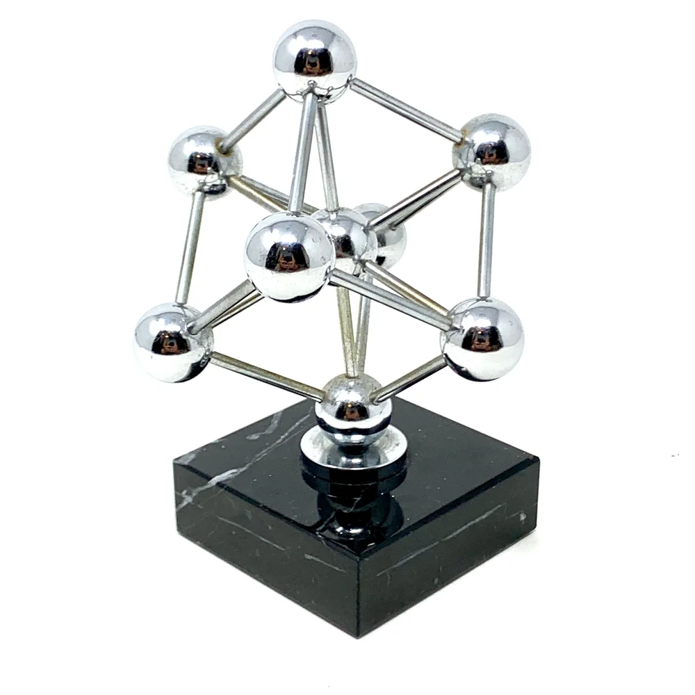 スペースエイジ　ミッドセンチュリー アトミウム彫刻ブリュッセル 1958年製 1958 Brussels World's Fair Atomium Souvenir — Scout Living