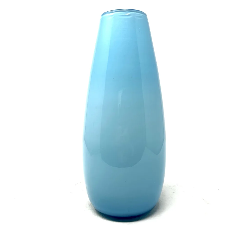 Vintage Murano Cased Opaline Glass Vase — Scout Living
