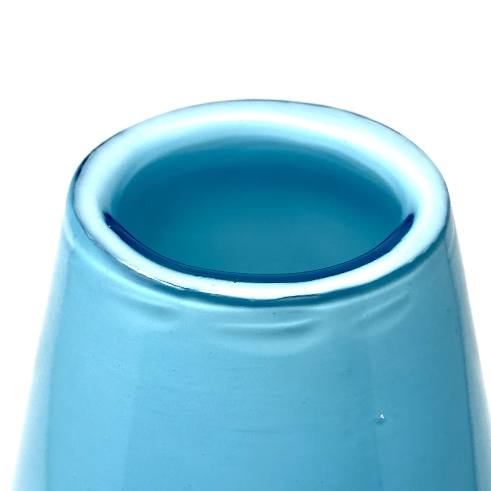 Vintage Murano Cased Opaline Glass Vase — Scout Living