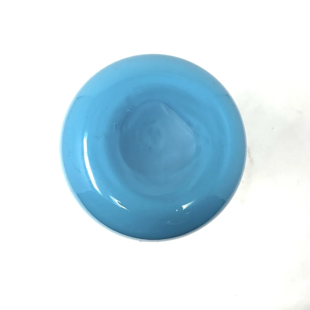 Vintage Murano Cased Opaline Glass Vase — Scout Living