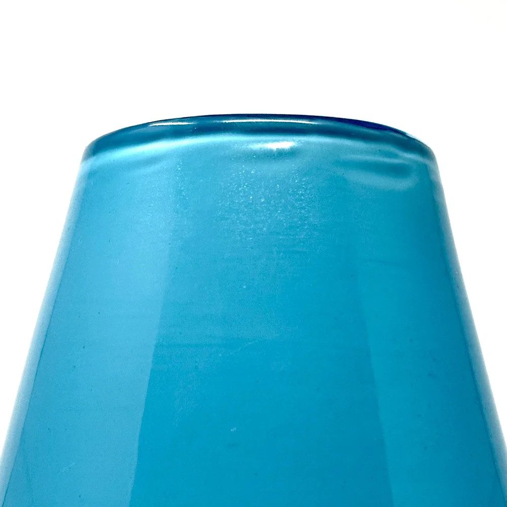 Vintage Murano Cased Opaline Glass Vase — Scout Living