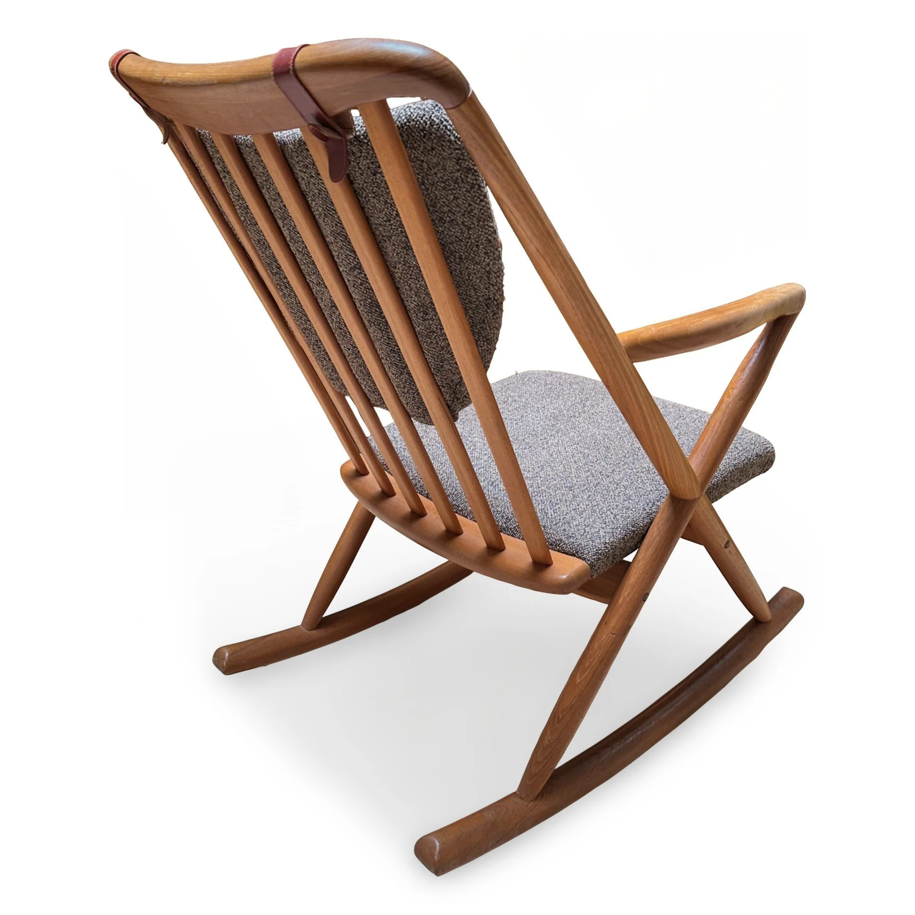 1970s Danish Modern Teak Rocking Chair by Benny Linden — Scout Living