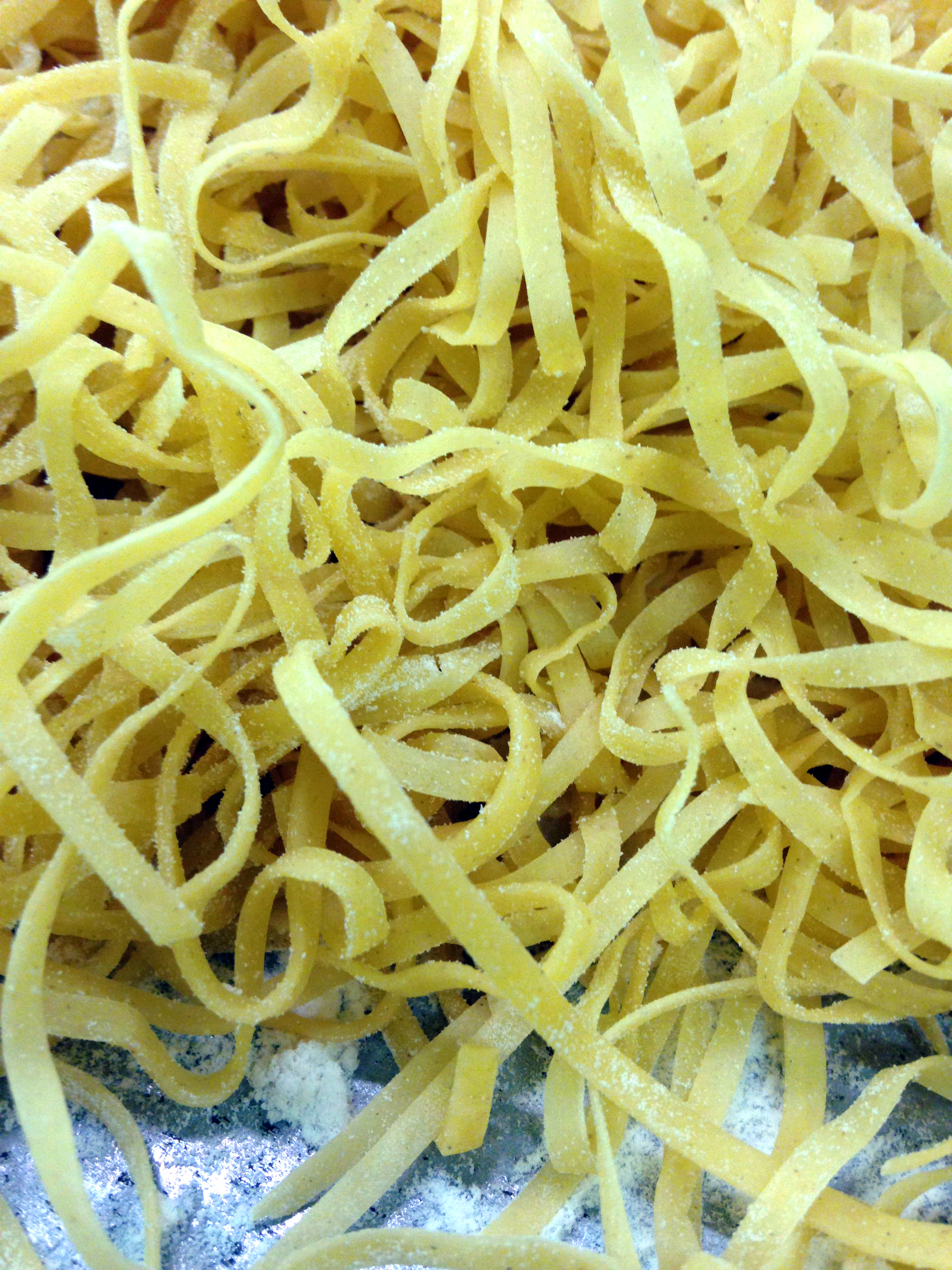 The freshly cut tagliolini was thin and delicate with just the right amount of chew
