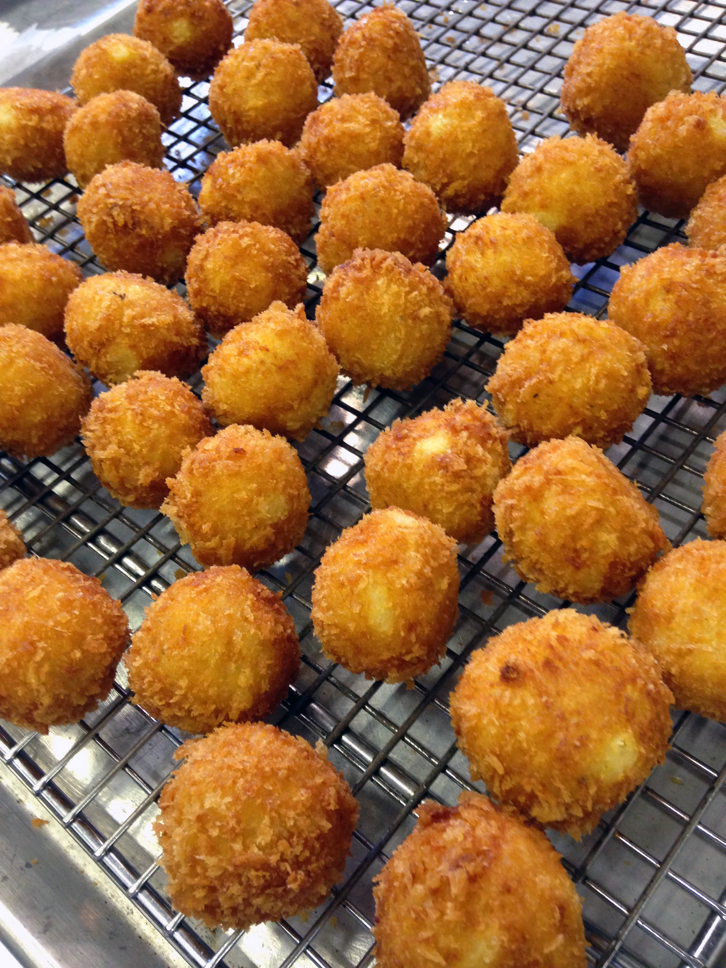 The mini arancini were a big hit