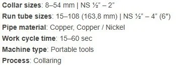 Collaring Tools T-54c Portable Collaring Machine — MAG Tool - Specialty Industrial Tool ...