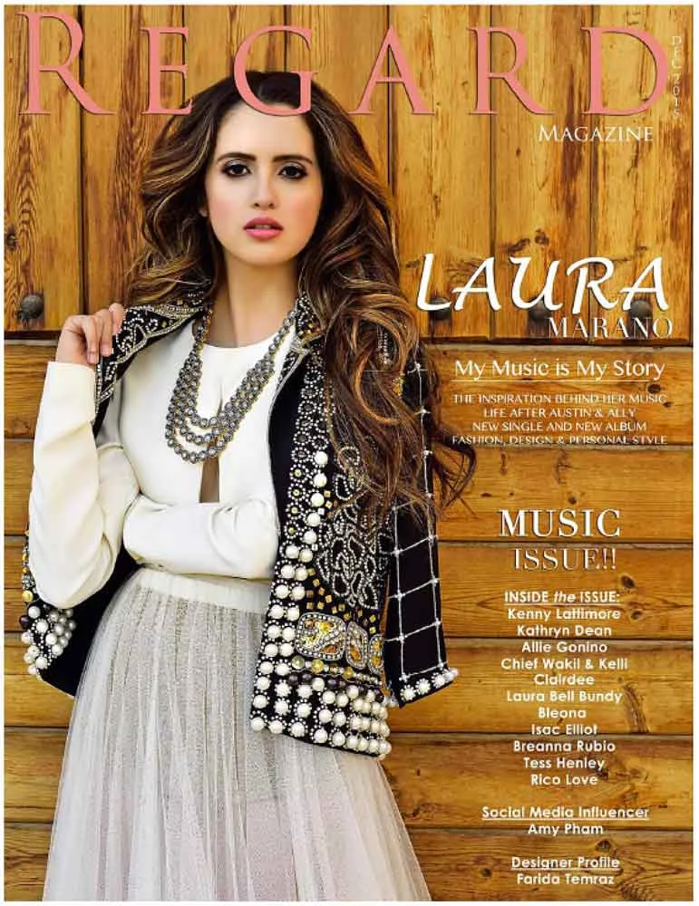 Ashley Childs jewelry in Regard Magazine, styled by Francesca Roth , featuring Laura Marano