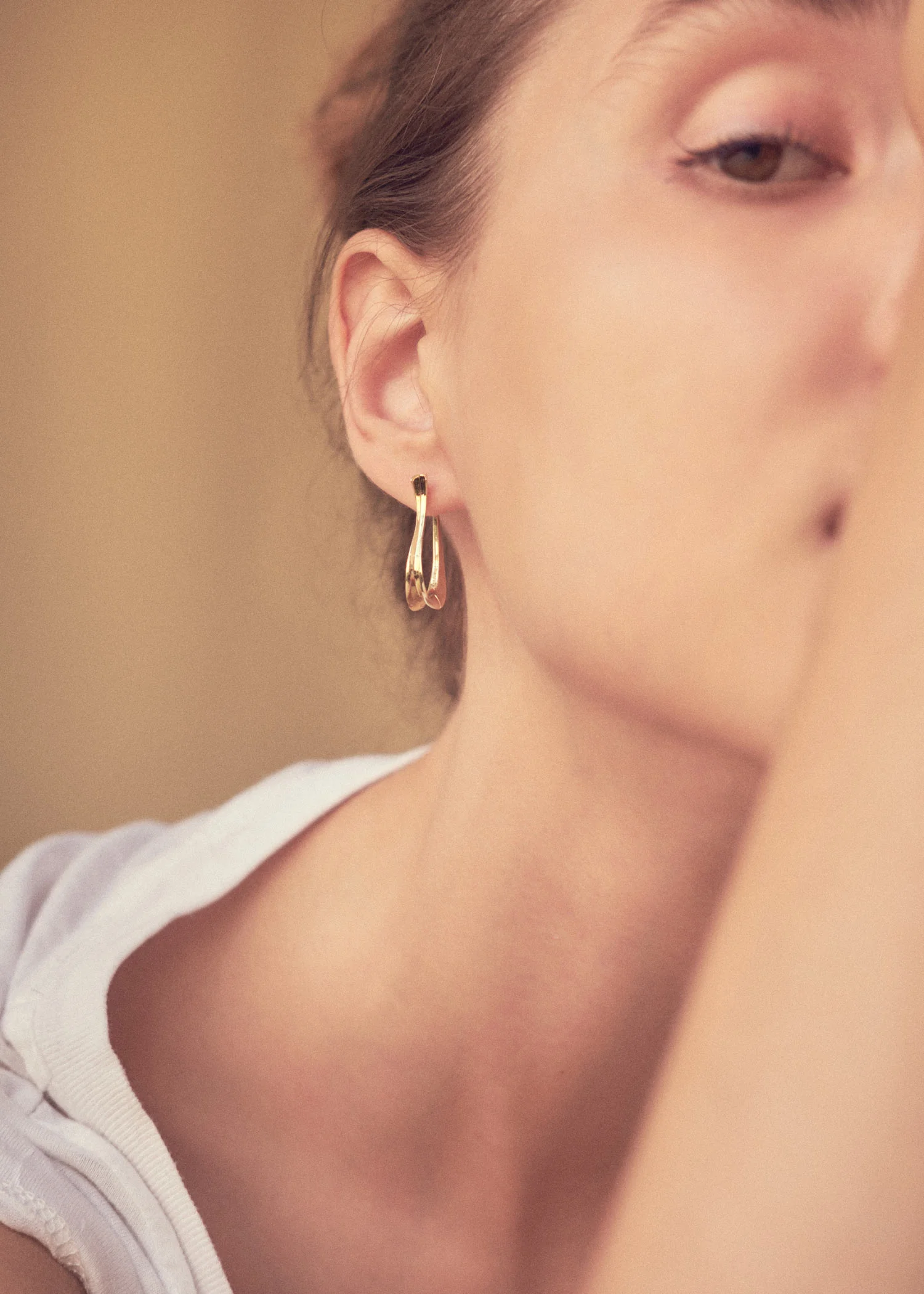 the Ophelia earrings, 18K