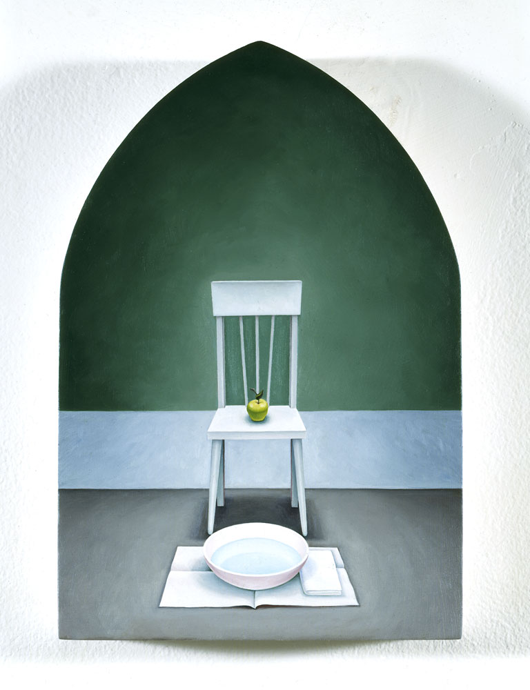 Chair with Green Apple